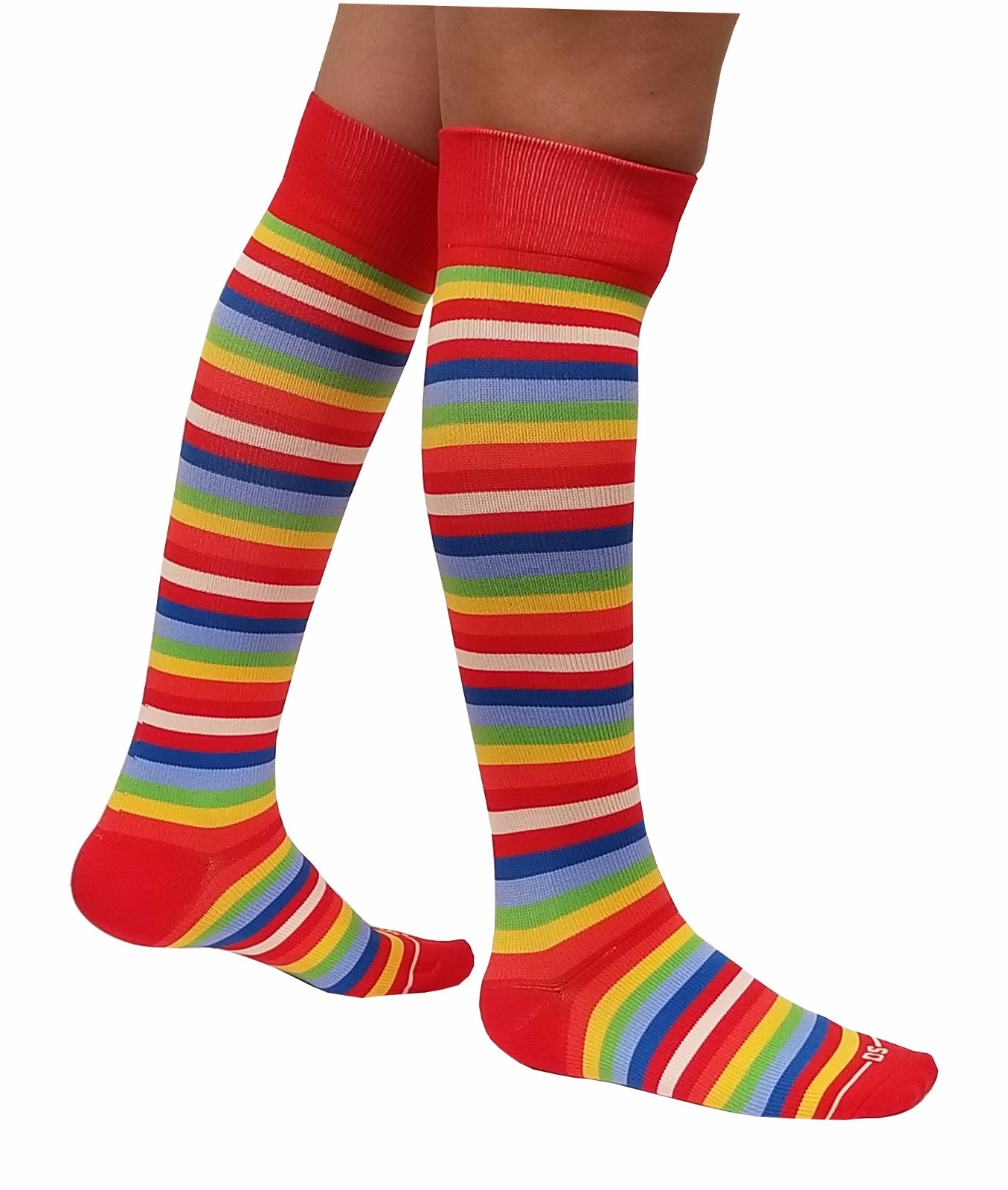 6 Pairs Pack 15-20 mmHg Sports Travelers Anti-Fatigue Compression Socks 9-11