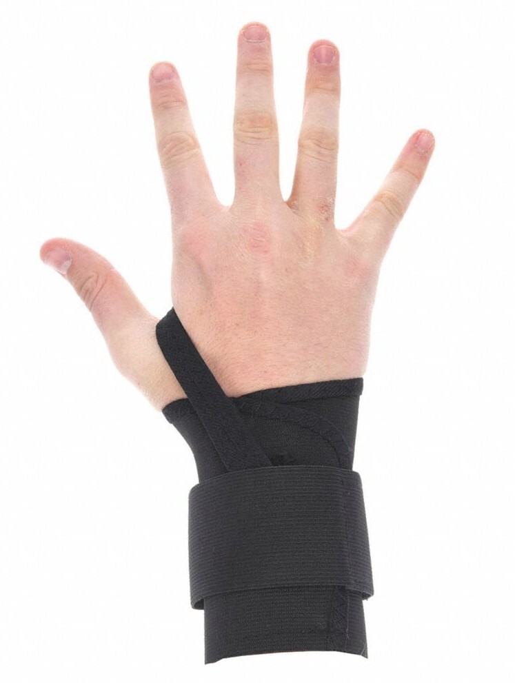 Condor Wrist Support: Right Hand, Single Strap, Medium, Black – Grainger 5T546A