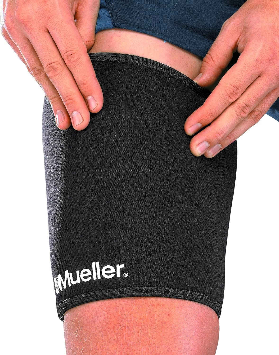 MLR Sport Care Thigh Sleeve Black Medium (23″-25″)