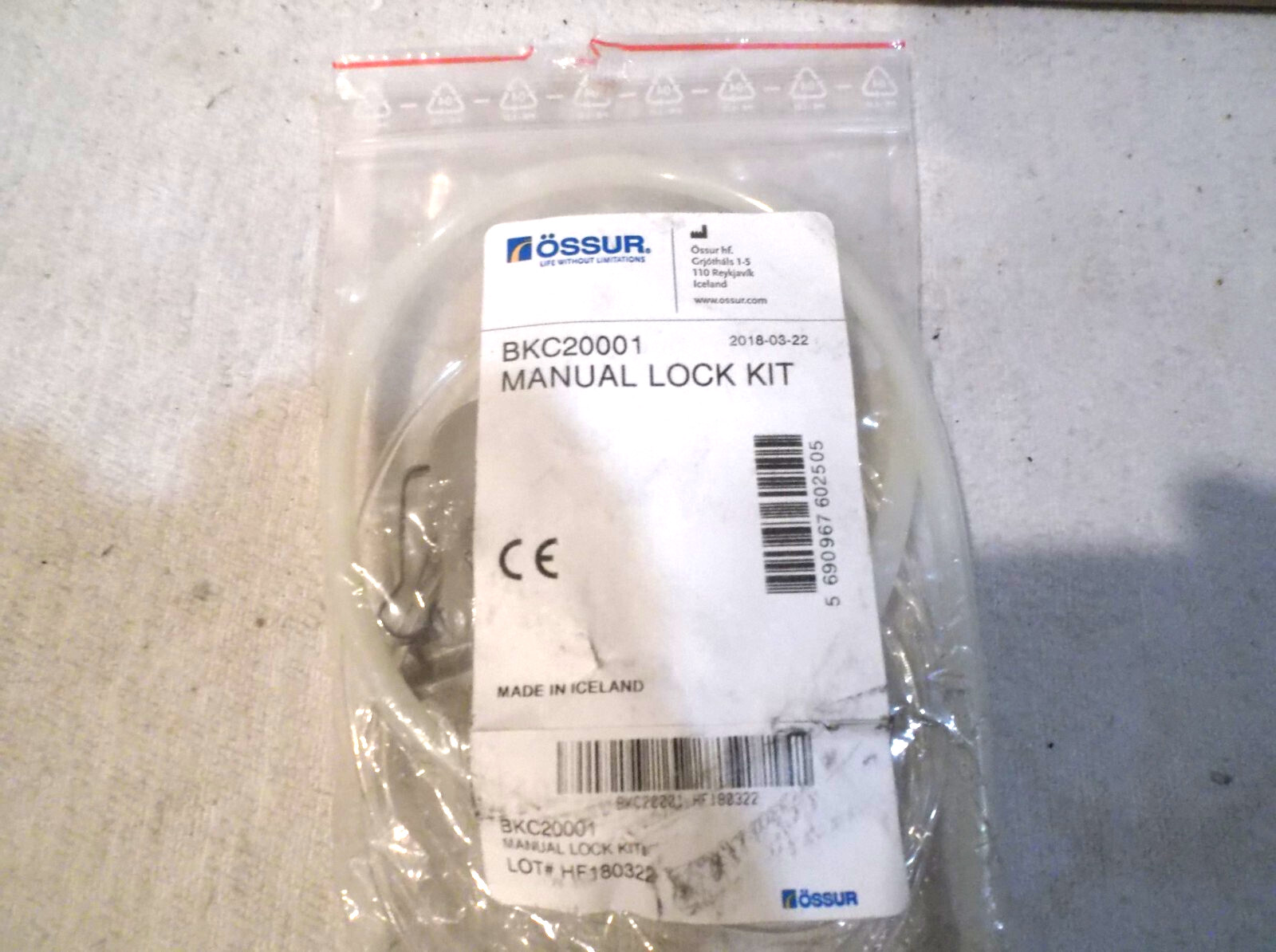 NEW Ossur BKC20001 Manual Lock Kit