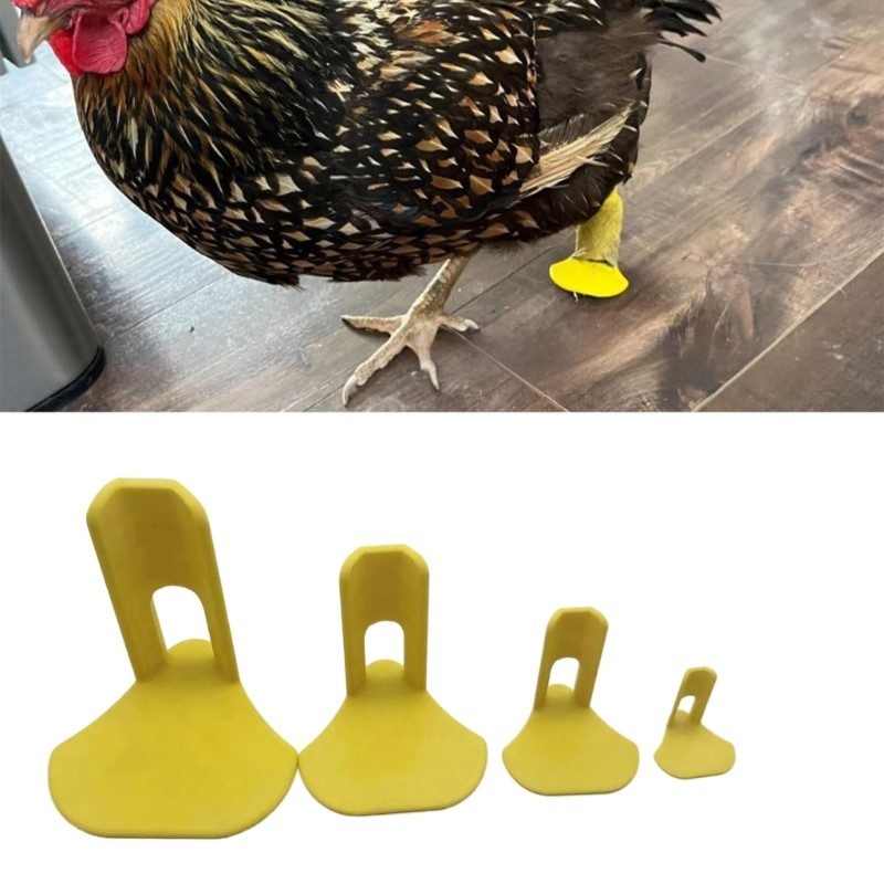 4Pcs Chicken Leg Brace For Injured Birds And Poultry Plastic Fixation Splints