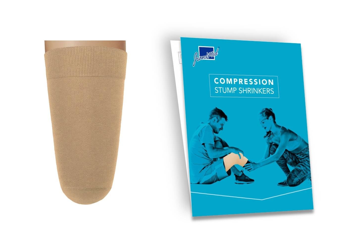 Jianimed Prosthetic Stump Shrinkers Above Knee 30Cm Compression Amputee Socks
