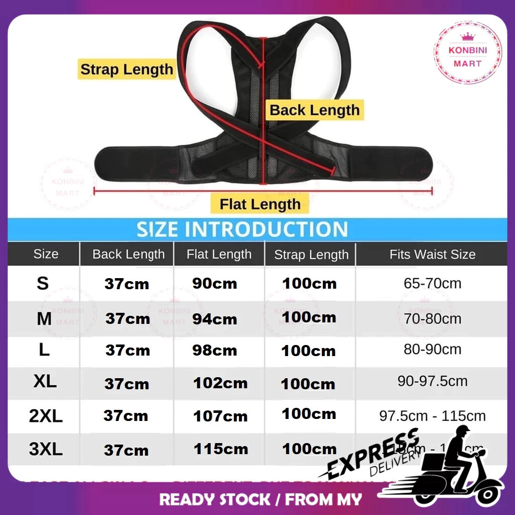 Back Support Belt Posture Shoulder Corrector Bracket Align Relieve Pain UNISEX