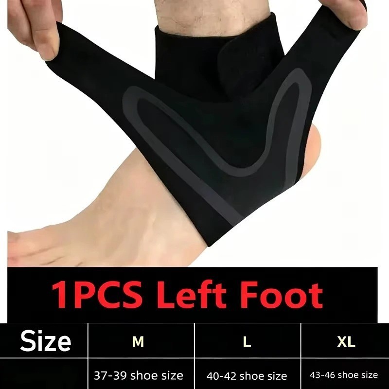 Ankle Brace Support Compression Sleeve Plantar Fasciitis Pain Relief Foot Wrap