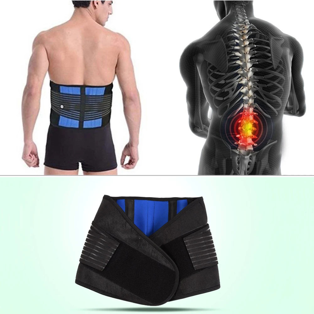 Adjustable Lower Back Brace Lumbar Support Waist Belt Pain Relief S-6XL Plussize