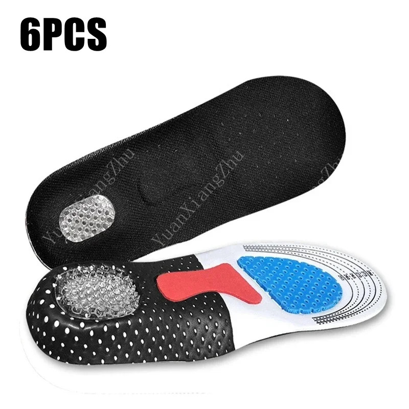 Shoes Insoles for Feet Arch Support Plantar Fasciitis Orthopedic Insole Men Sili