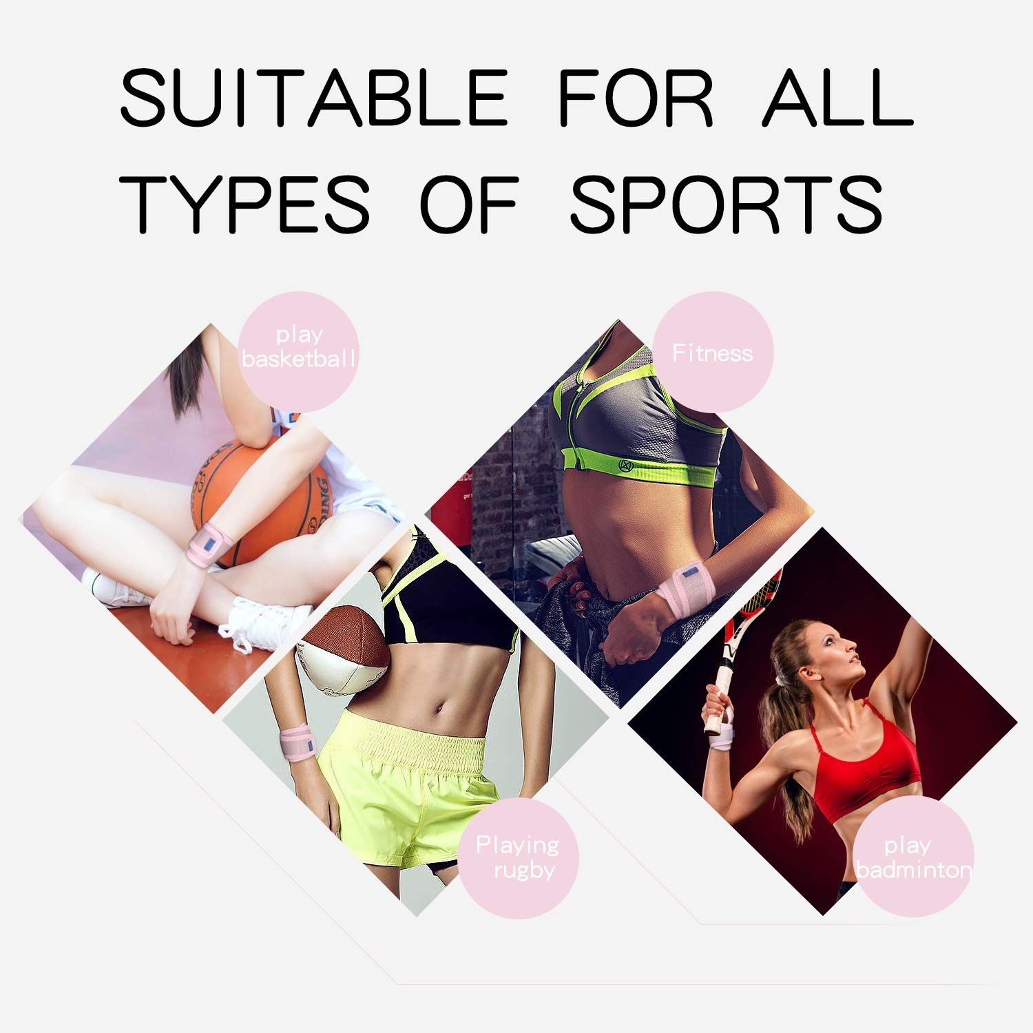 Lightweight Breathable Wrist Brace – 2Pack Pain Relief for Sports & Everyday Use
