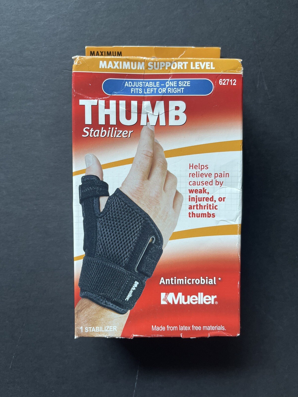 Open Box Mueller Reversible Thumb, Wrist Stabilizer