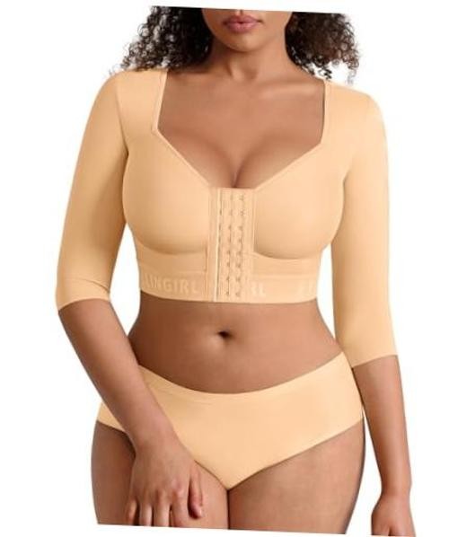Arm Compression Sleeve Women Post Surgery Arm Shaper Bra | Front Closure