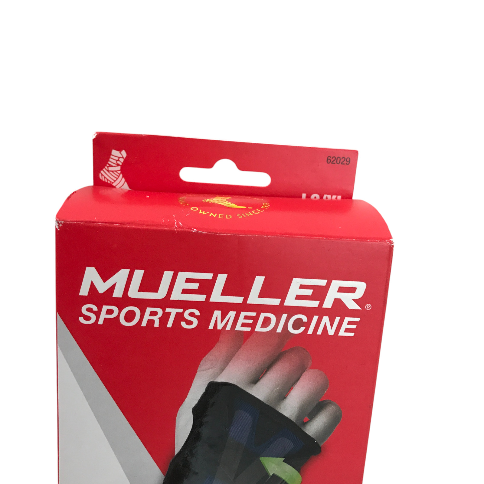 Mueller Wrist Brace Stabilizer Support Adjustable Unisex LG/XL (Black/Blue) 1 PC