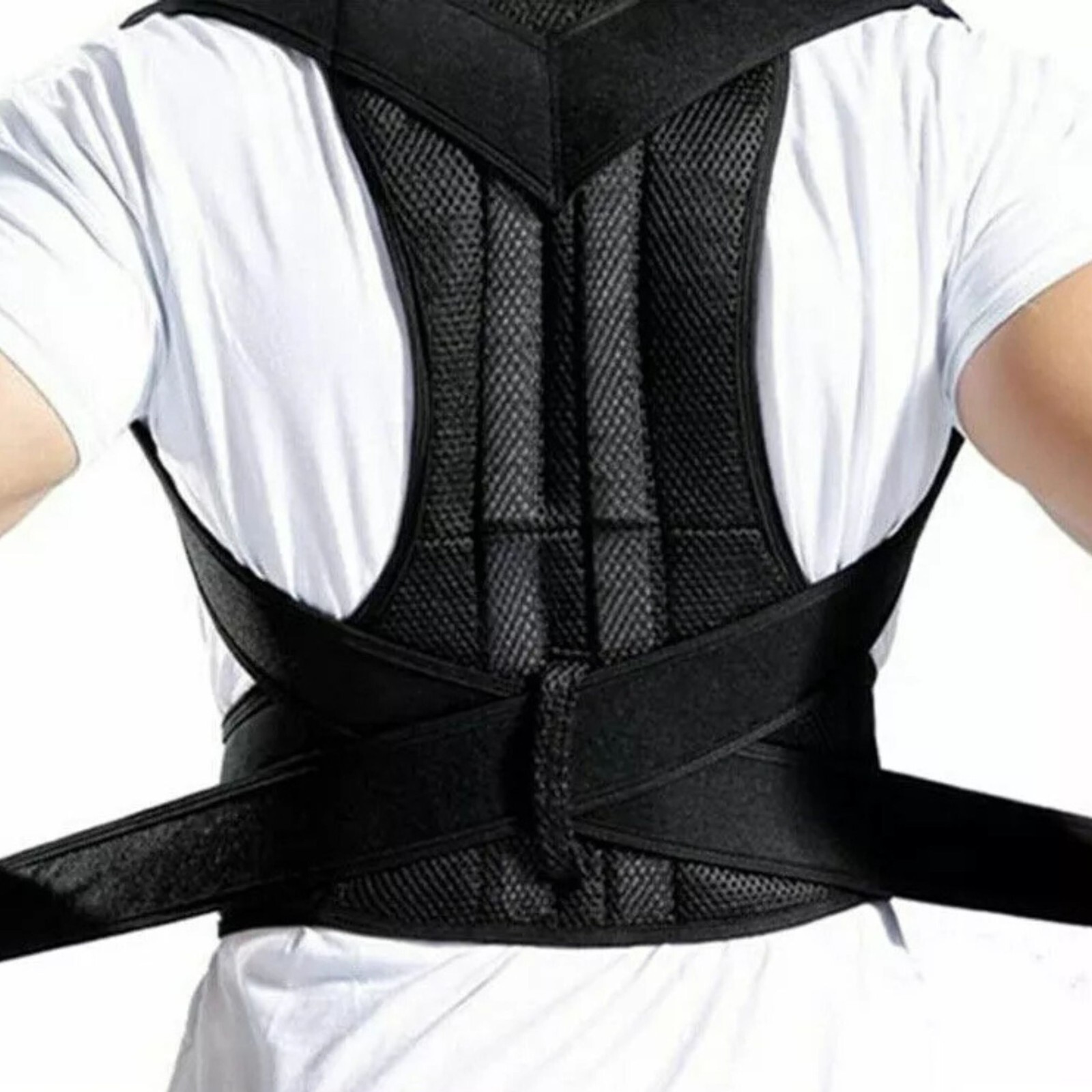 Posture Corrector Low Back Support Shoulder adjustable Back Posture Brace, Small