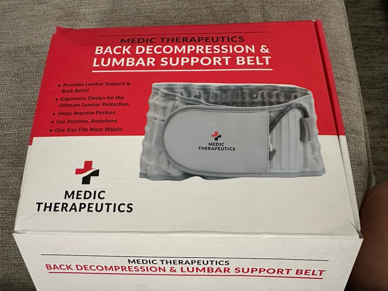 Medic Therapeutics – Back Decompression & Lumbar Support Belt