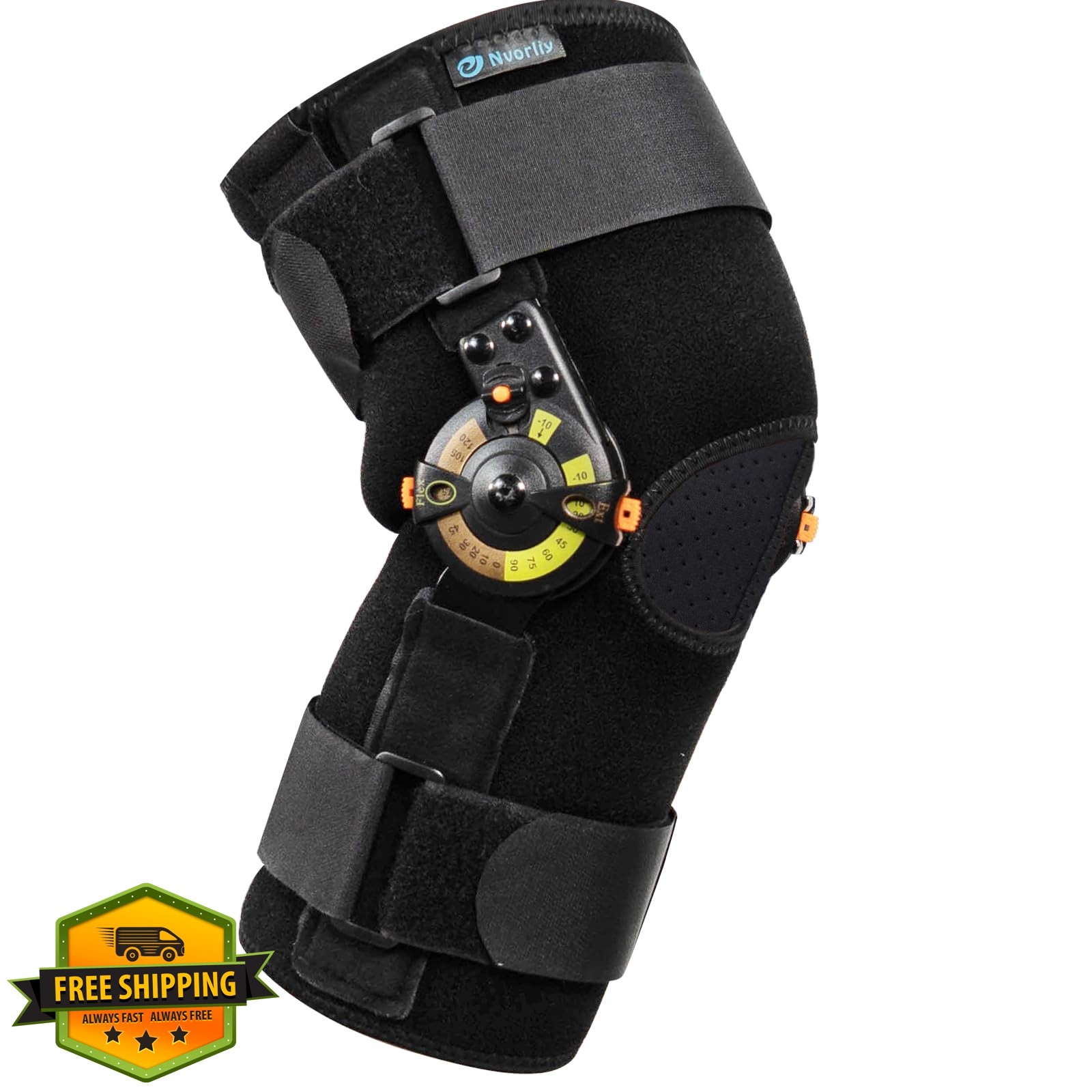 Nvorliy ROM Knee Brace XX-Large Without Shoulder Strap