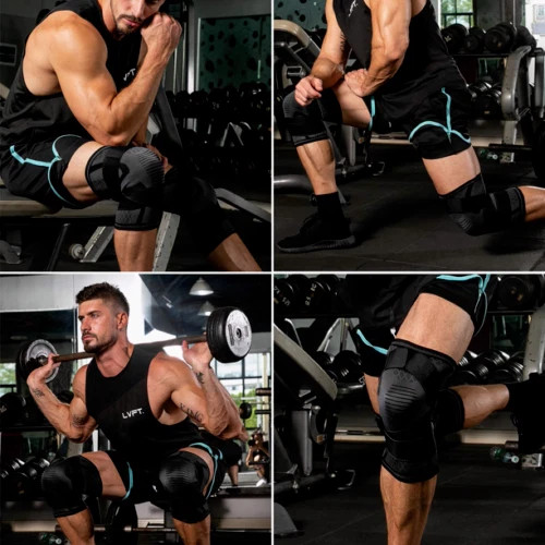 Knee Compression Sleeve Brace Support Gym Sport Run workout Joint Pain Arthritis