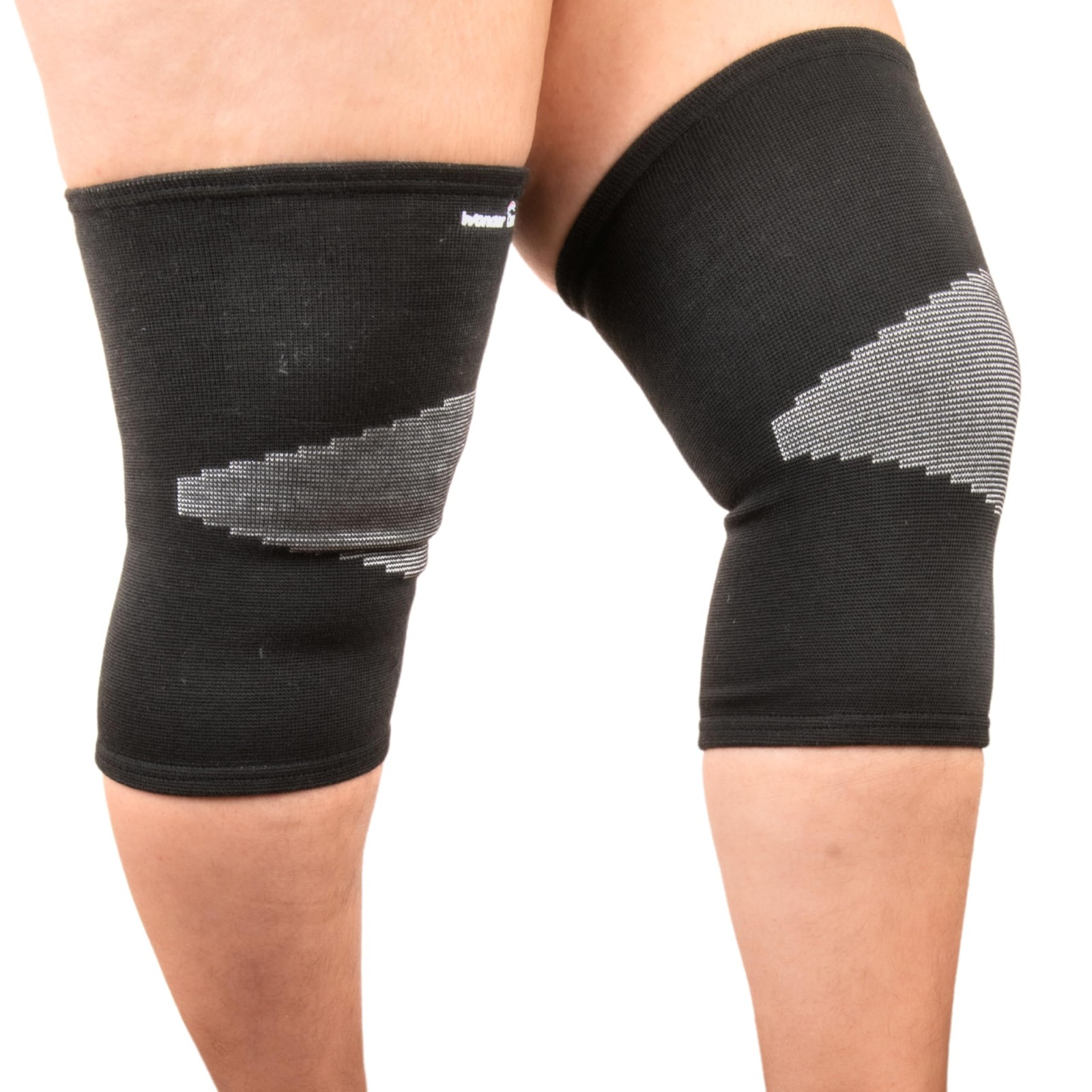Wonder Care 2-Pack Bamboo Knee Compression Sleeve for Men and Women, Compress…