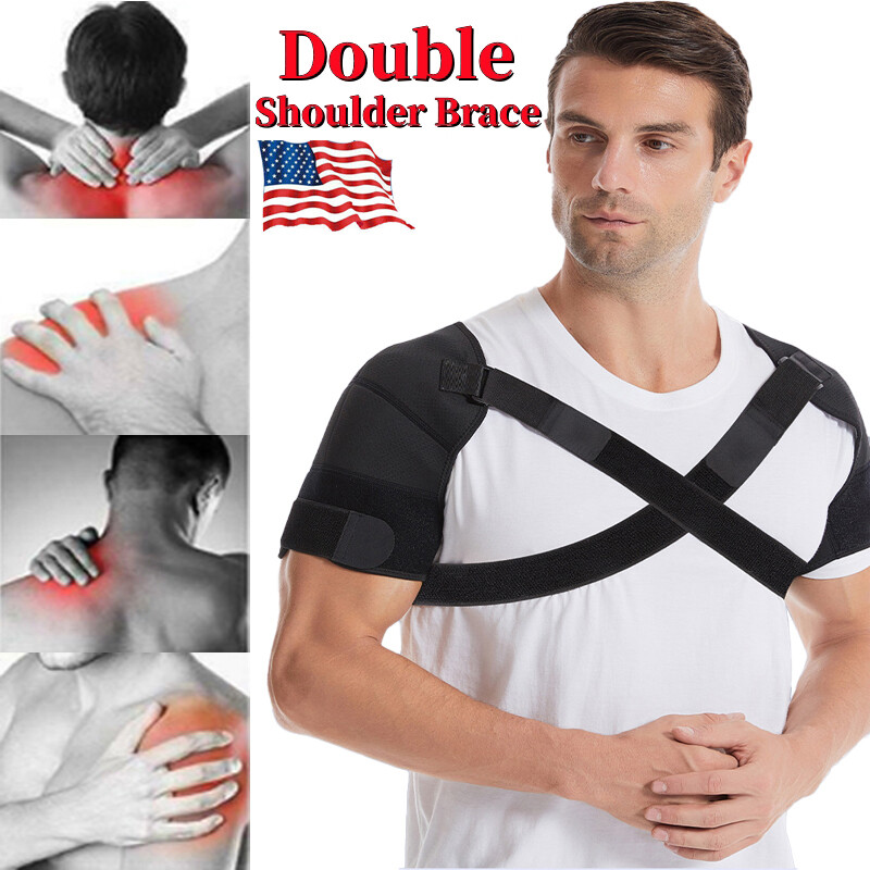 Shoulder Brace Support Torn Rotator Cuff Compression Sleeve Belt Pain Relief