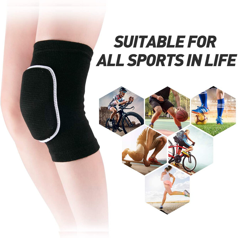2PCS Knee Pads Sleeves Support Dance pads Yoga Sport Compression Brace Usisex