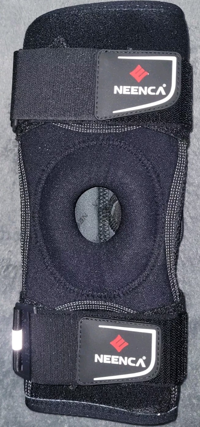 NEENCA Professional Hinged Knee Brace LARGE Knee Pain Sports SEE PICS OPEN BOX