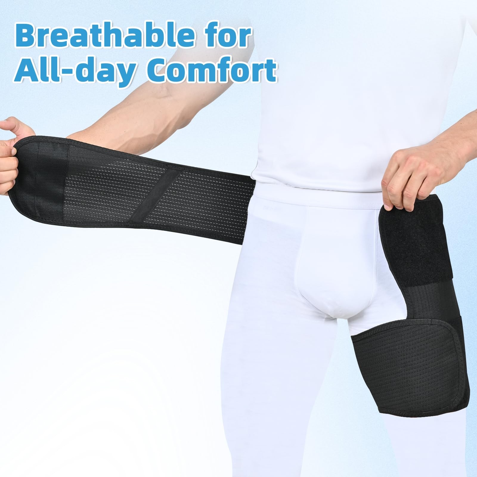 Adjustable Hip Brace For Sciatica Pain Relief SI Joint Belt Support Left Large