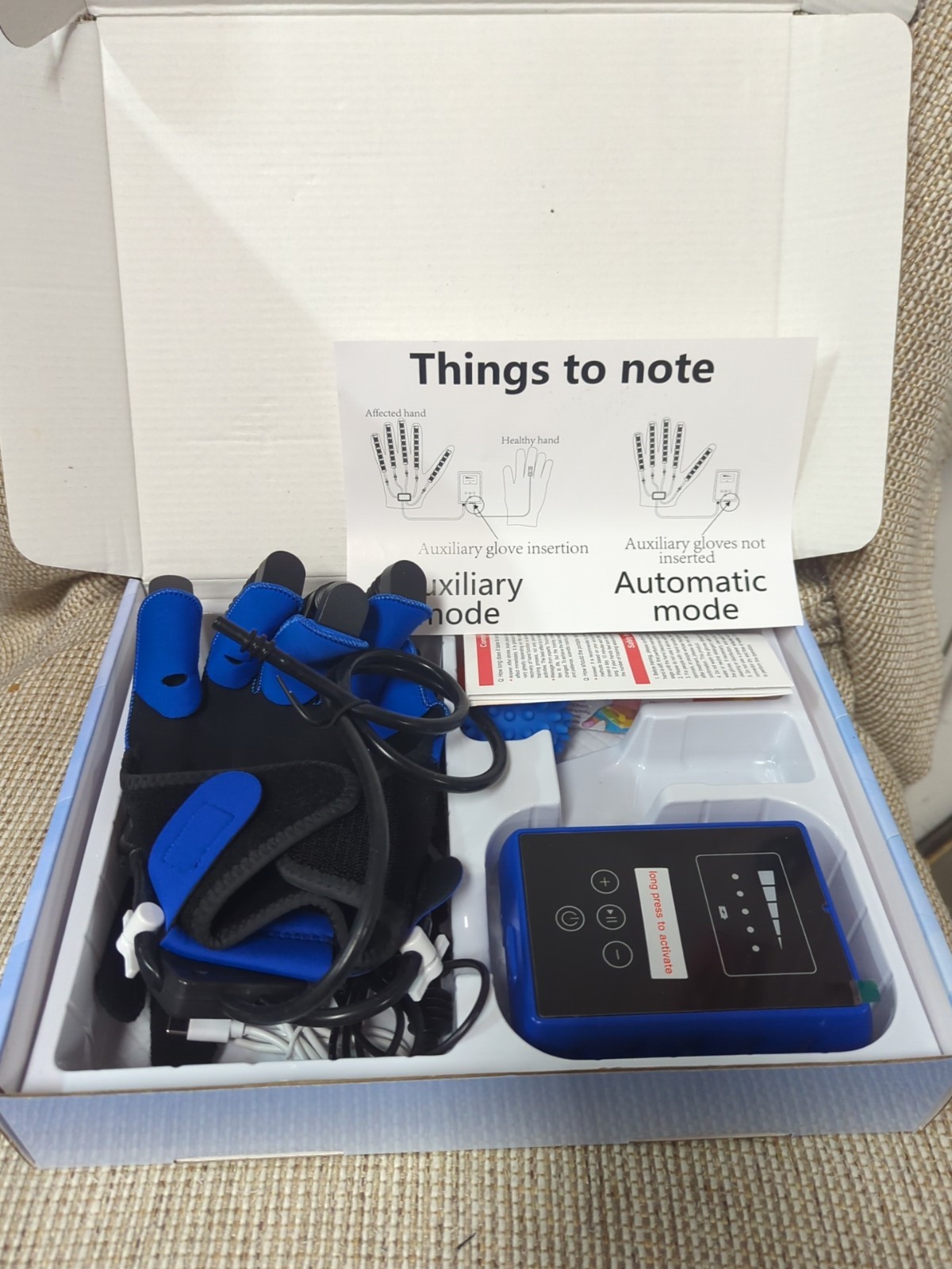 Hand Rehabilitation Equipment, Therapy Gloves Hand Recovery. Medium. Right Hand.