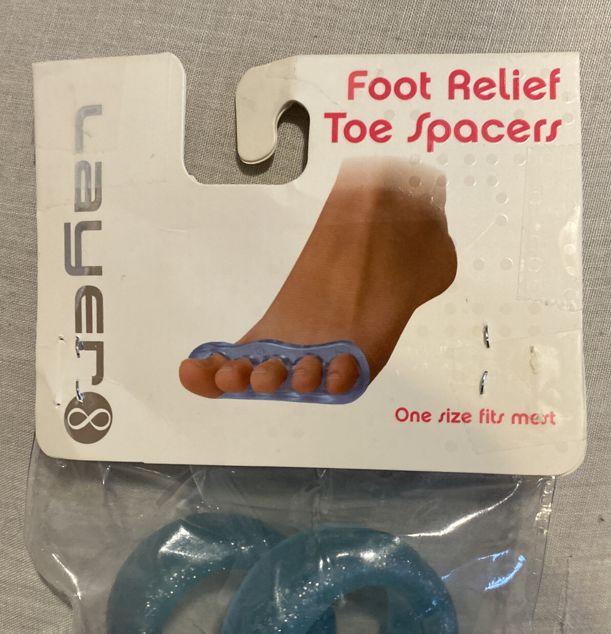 Layer 8 Foot Relief Gel Toe Spacers *One Size Foot Relief can Cool or Warm Up