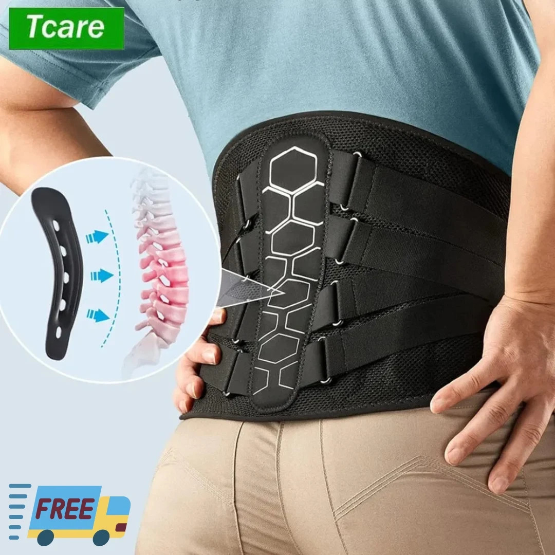 Lower Back Brace for Pain Relief Adjustable Lumbar Support Belt Work Lifting