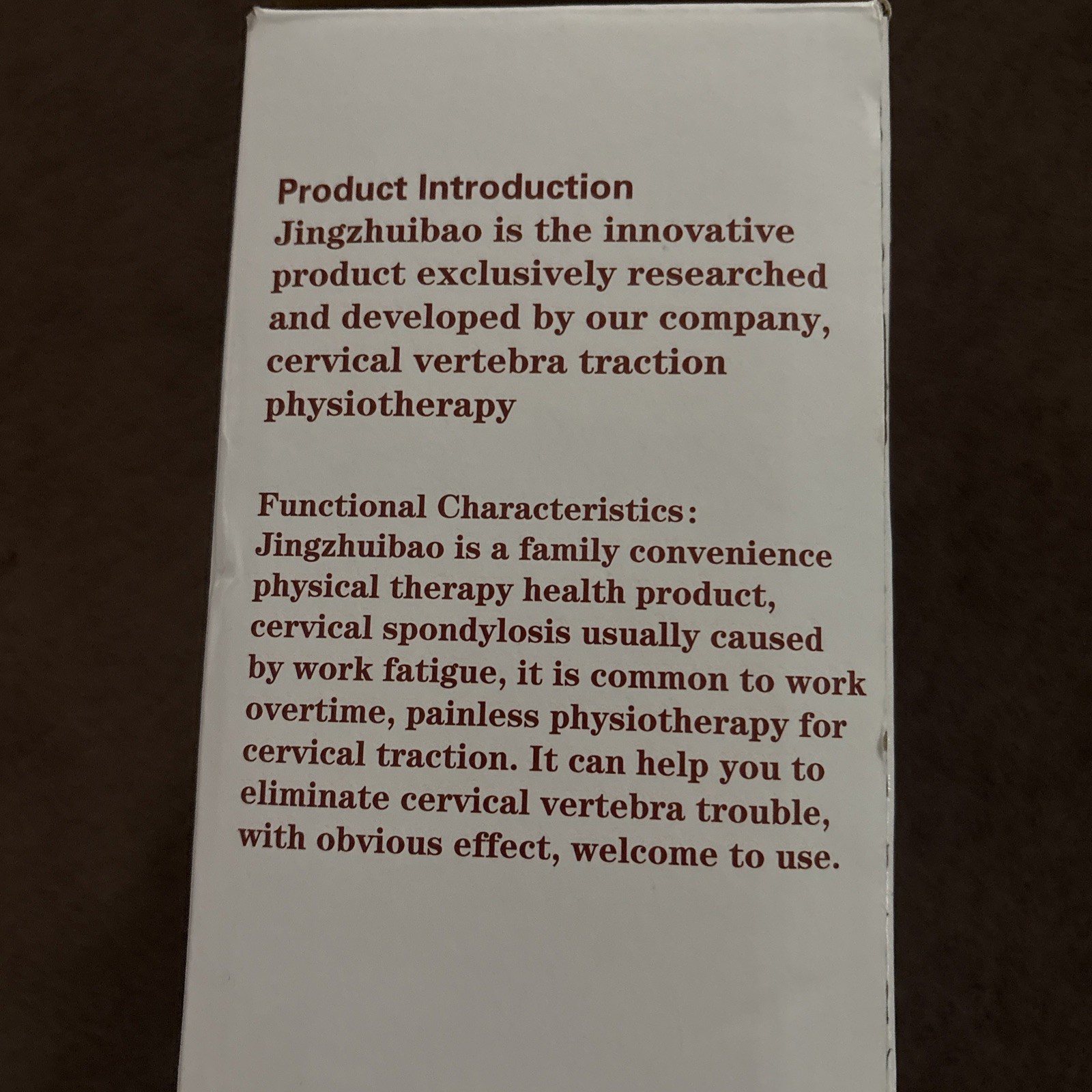 Cervical Vertebra Traction Physiotherapy Instrument