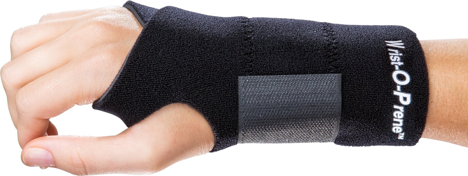 Procare Universal Wrist-O-Prene Support Brace, One Size (Pack of 1), Black