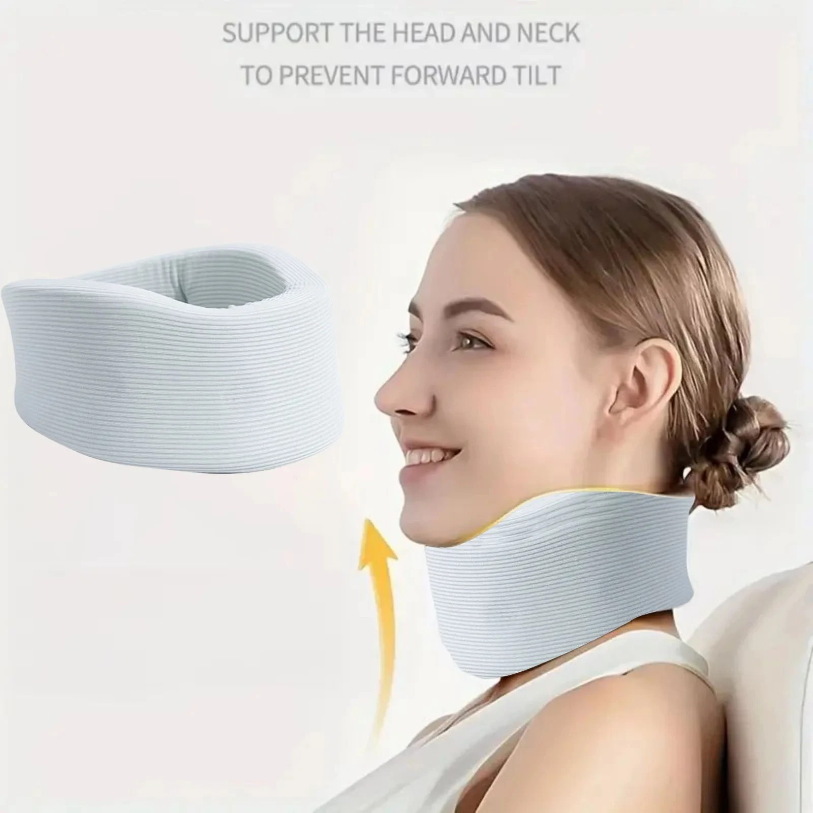 Adjustable Neck Brace Support Wrap Soft Foam Cervical Collar Neck Pain Relief