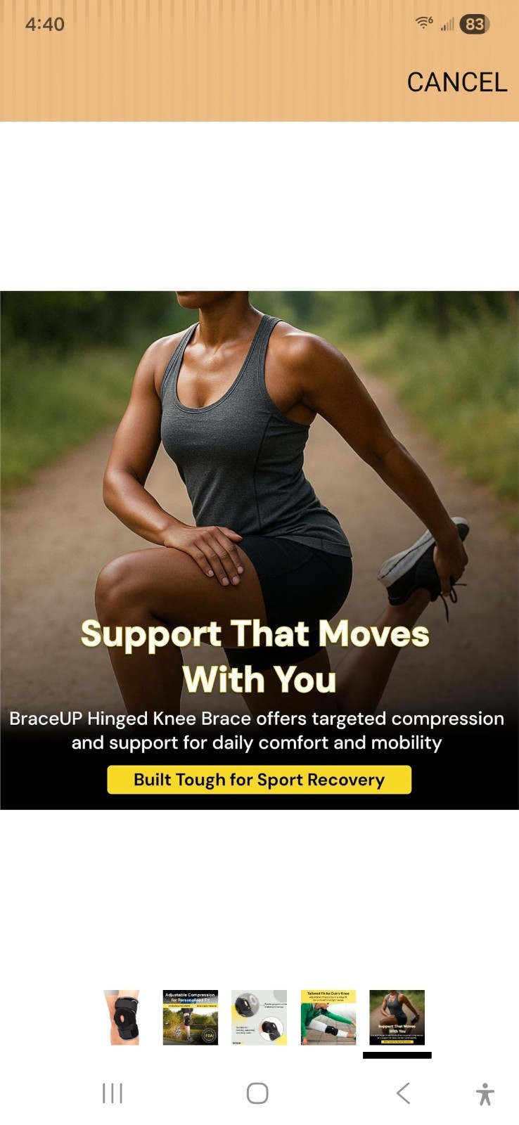 BraceUP Hinged Knee Brace Support for Knee Pain – Maximum Support and Comfort…