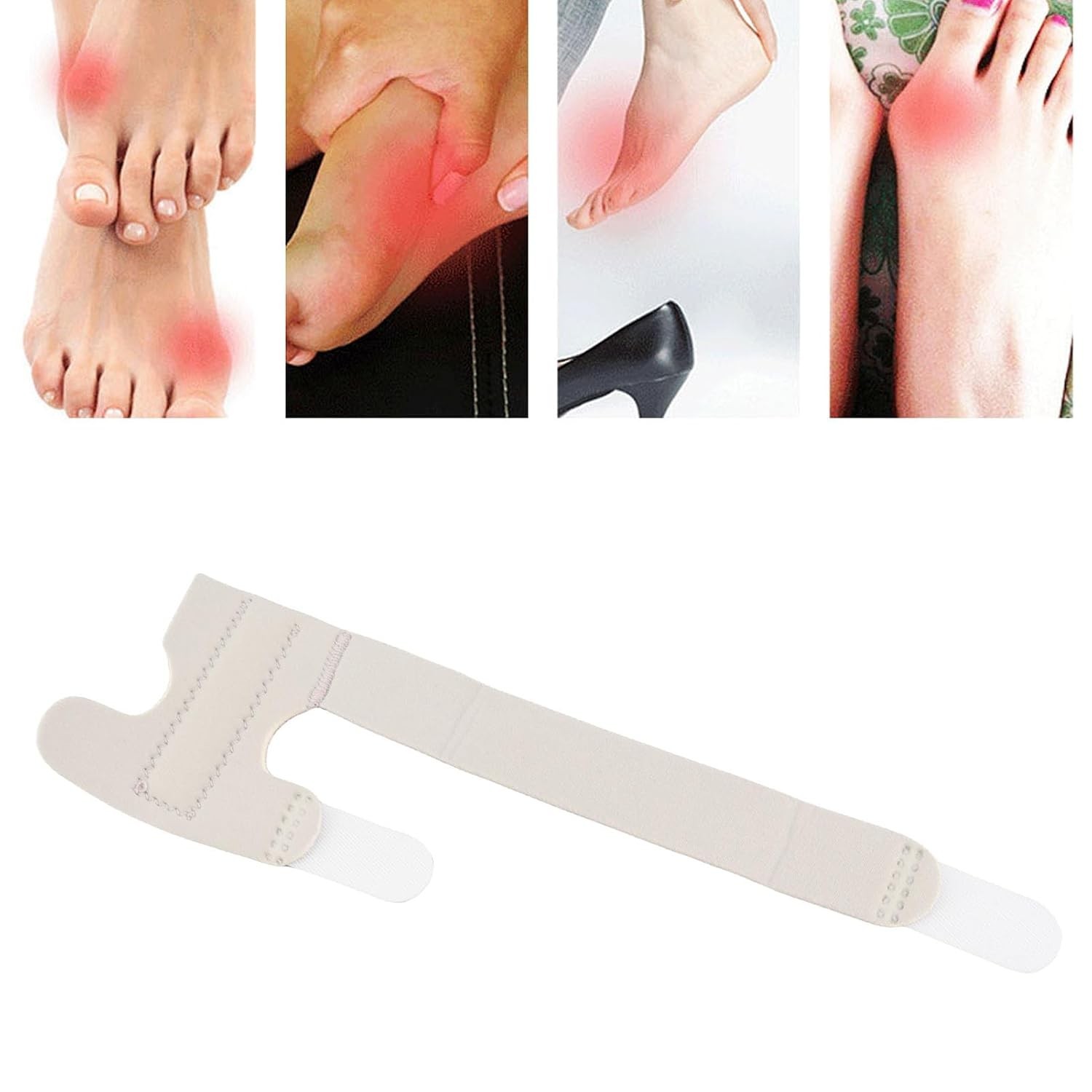 Toe Brace Splint, Adjustable Orthopedic Big Toe Straightener Support | Fractu…