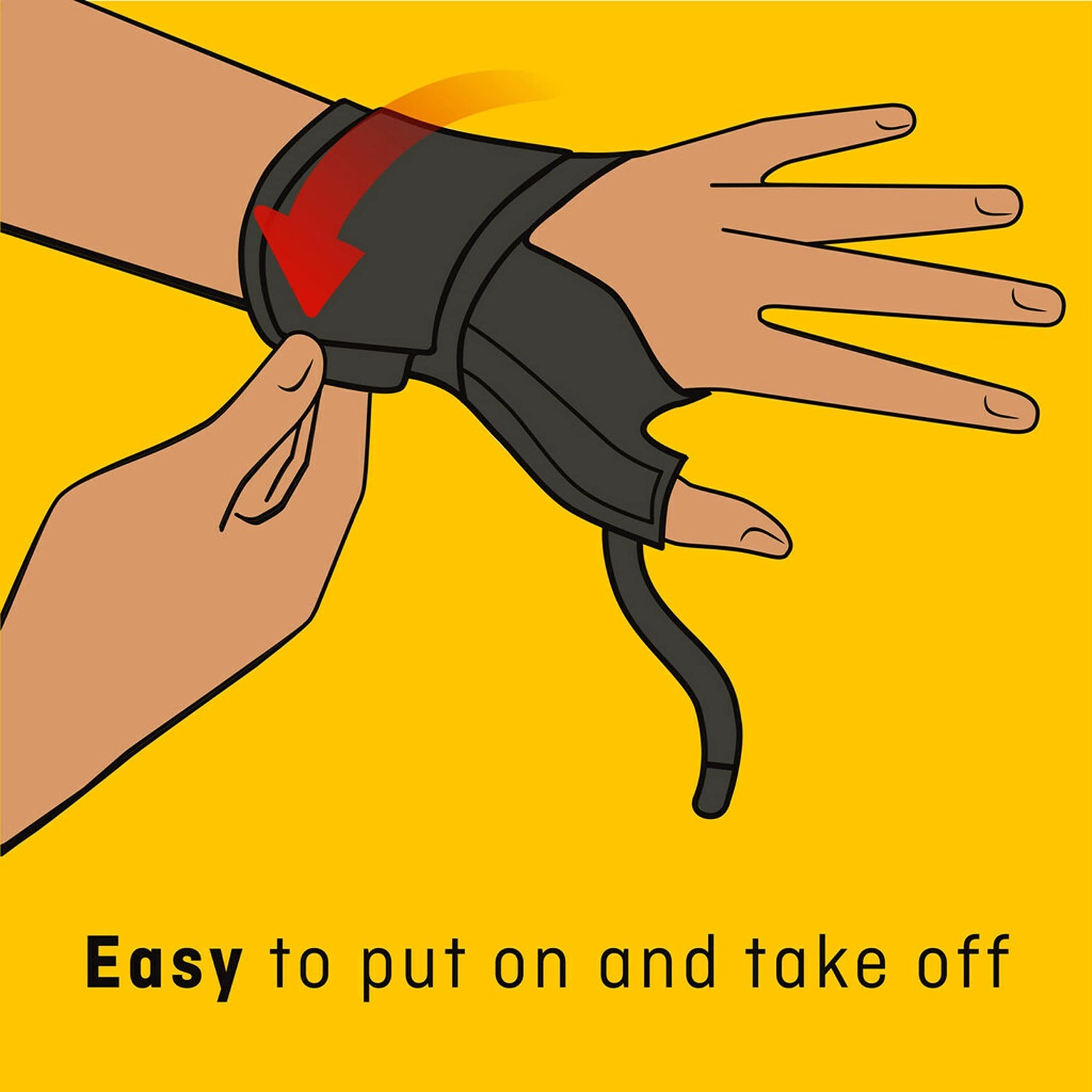 Deluxe Thumb Stabilizer, Left or Right Hand, Small/Medium Size, Adjustable, S…