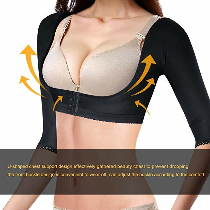 Sleeves Upper Arm Shaper Post Surgical Slimming Compression Corset Top Shapewear