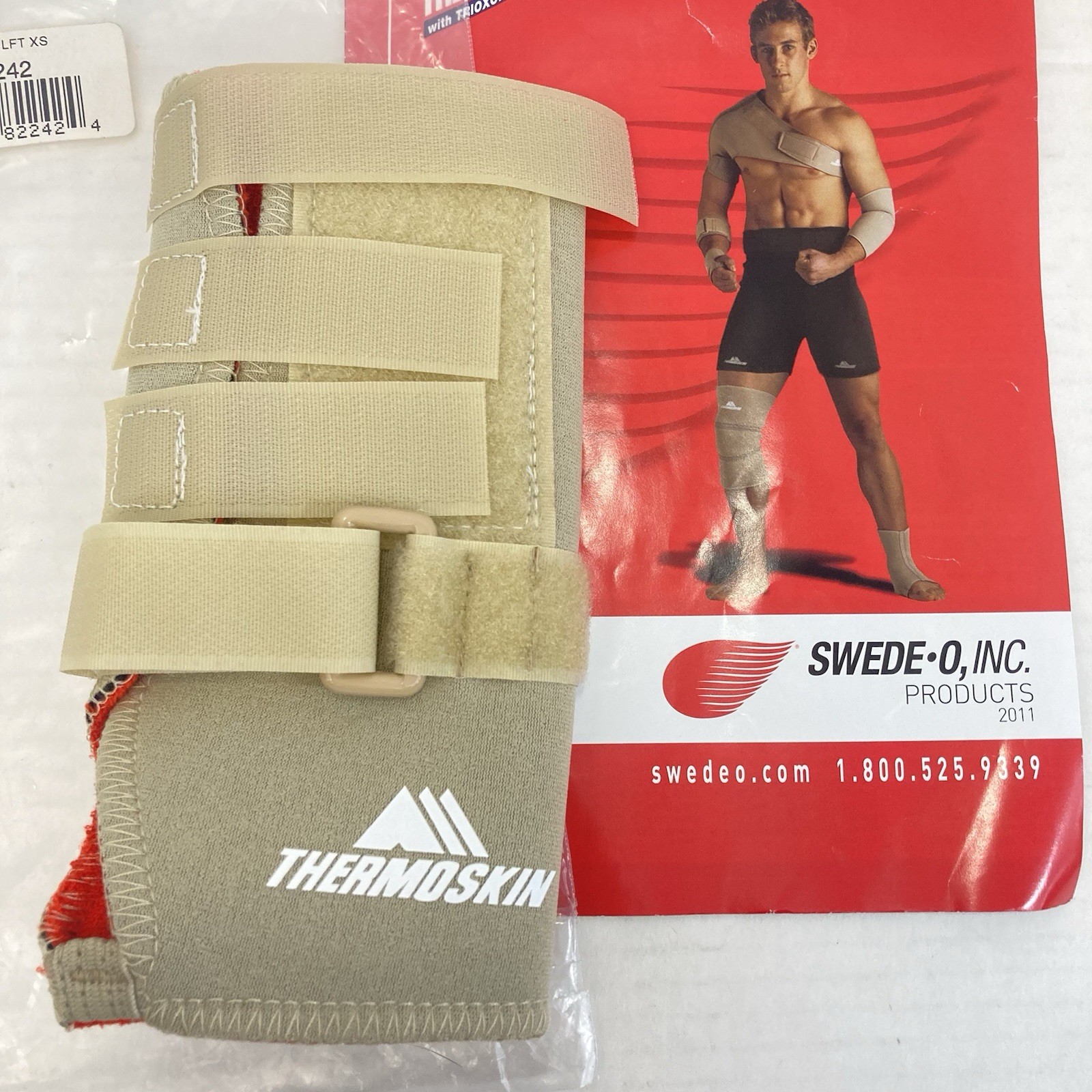 SWEDE-O THERMOSKIN Carpal Tunnel Wrist Brace Splint (Left Size XS) Wrist Support