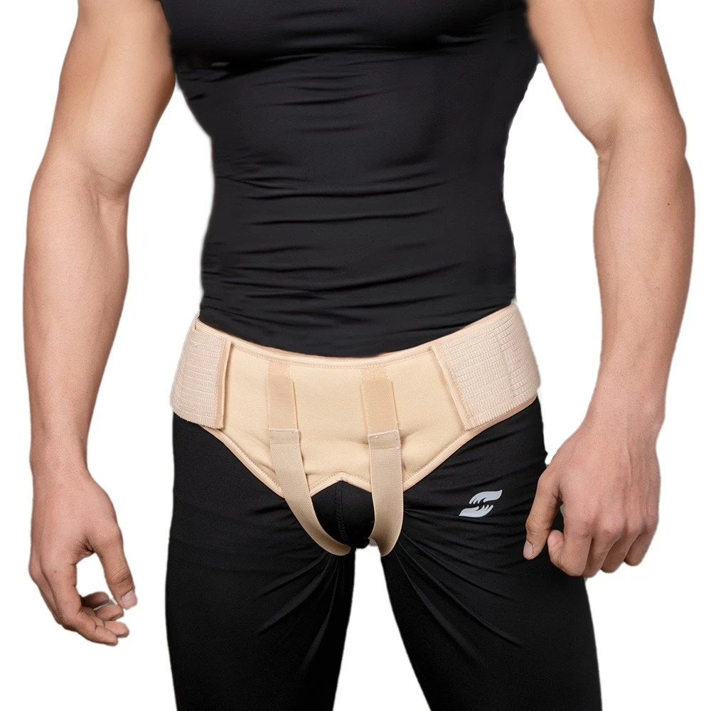 Double Inguinal Hernia support Belt Truss Brace for Men hernia underwear for men