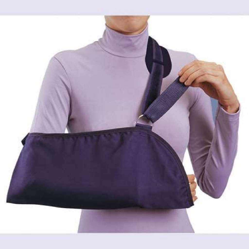 Procare Deluxe Arm Sling W/ Shoulder Pad Strap Thumb Loop 79-84002 7″X11″ Child