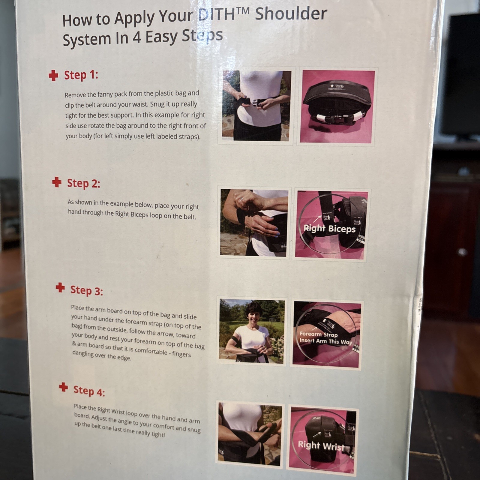 DITH Neck Free Shoulder System, arm sling, Immobilizer and Airplane Pillow NIB