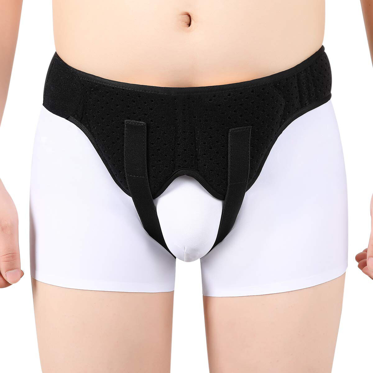 Hernia Support Double Inguinal Groin Hernia Belt Pain Relief Truss Brace -Unisex