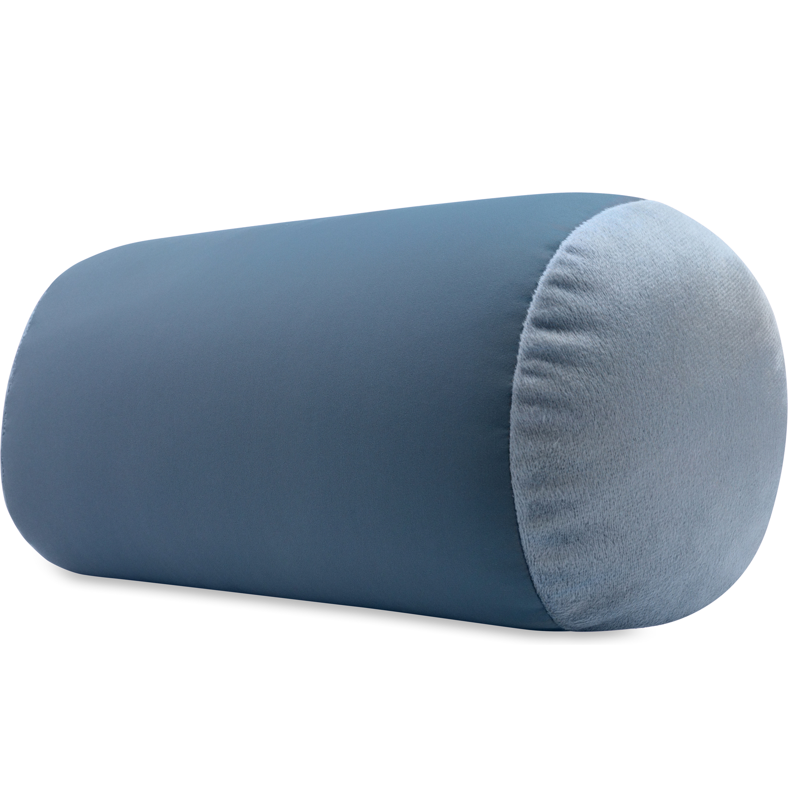 Microbead Bolster Neck Roll Pillow – Silky Feel, 14″ x 8″, Dark Slate Grey