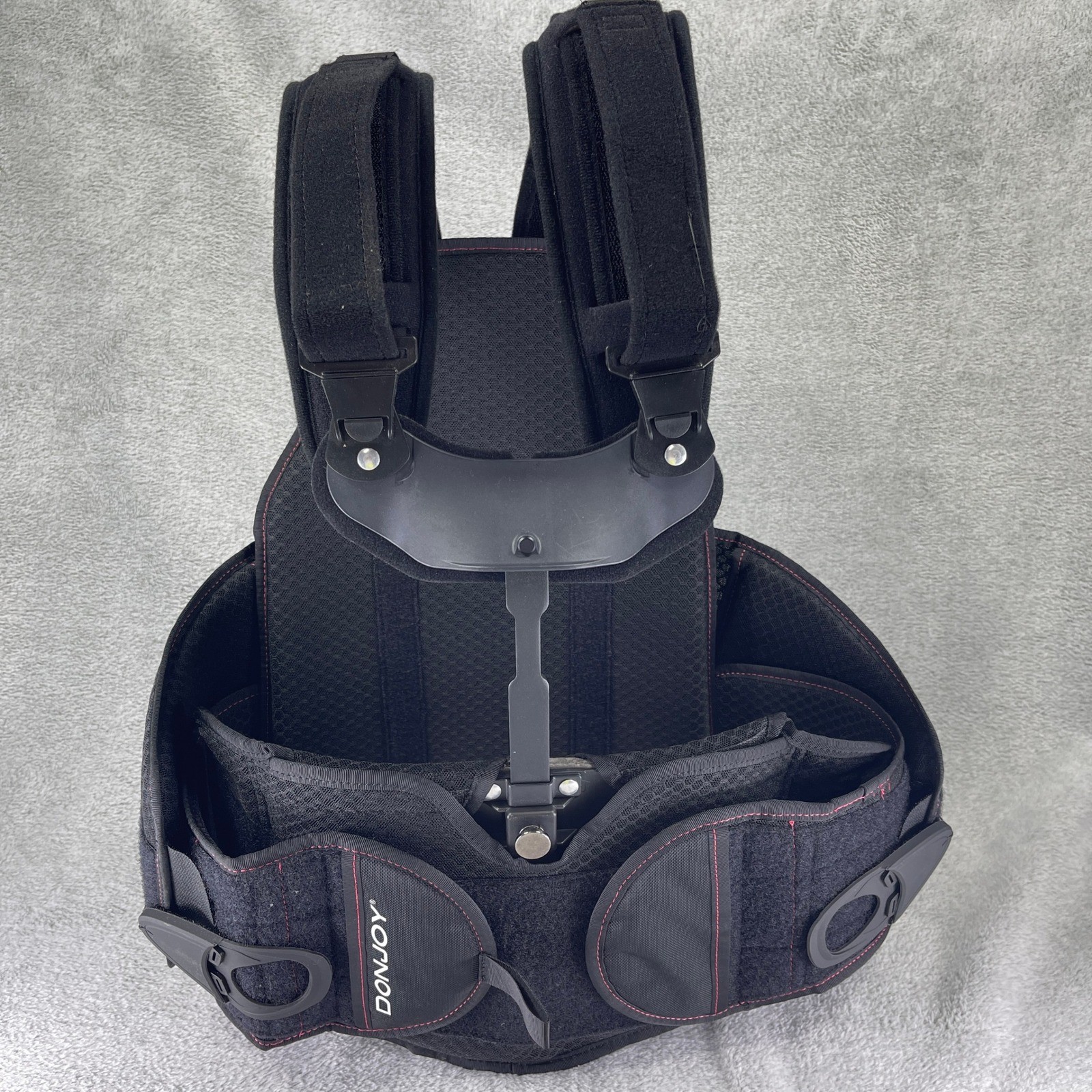 DonJoy Back Brace Unisex S/M Black IsoFORM TLSO Spinal Support Orthosis