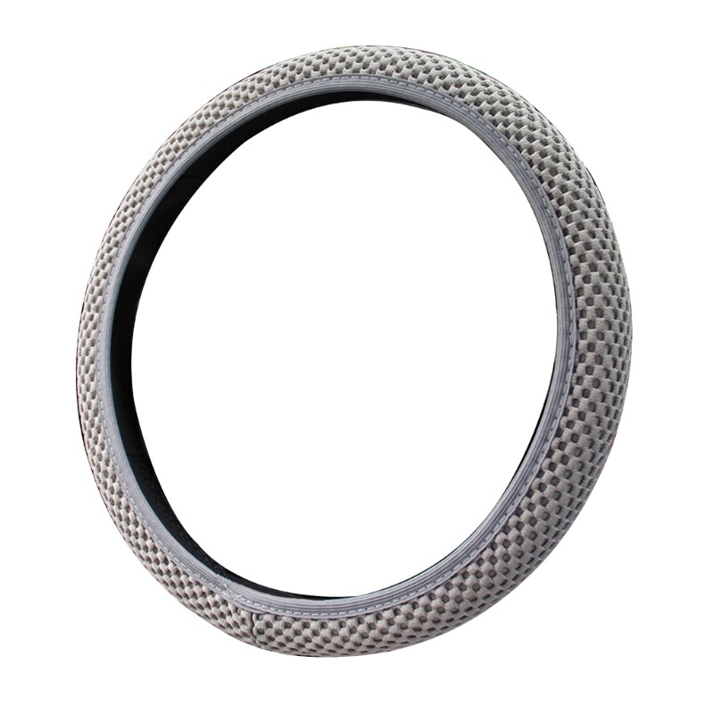 Universal Steering Wheel Cover Microfiber Anti-slip Breathable 14.5-15.3Inch