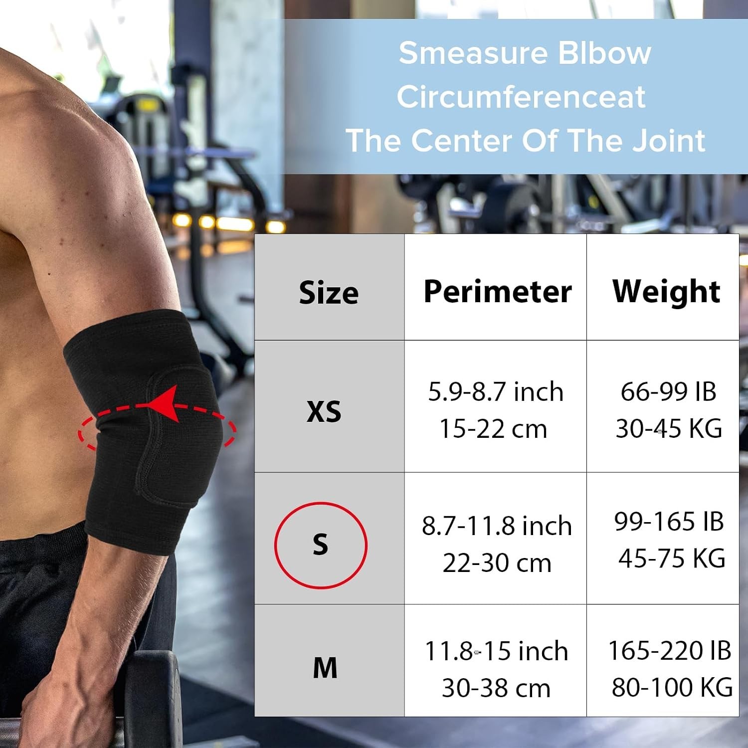 Compression Elbow Pads Arm Brace Support Fitness Arm Knee Protector Volleybal…