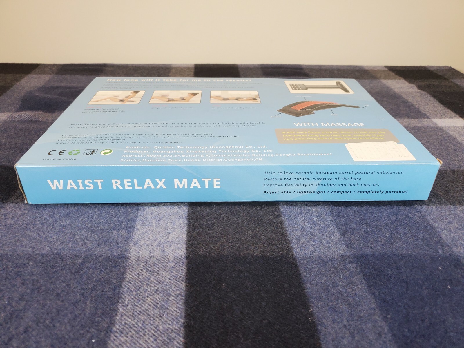 Waist Relax Mate Multilevel Back Stretching Device Relieve Chronic Pain – New