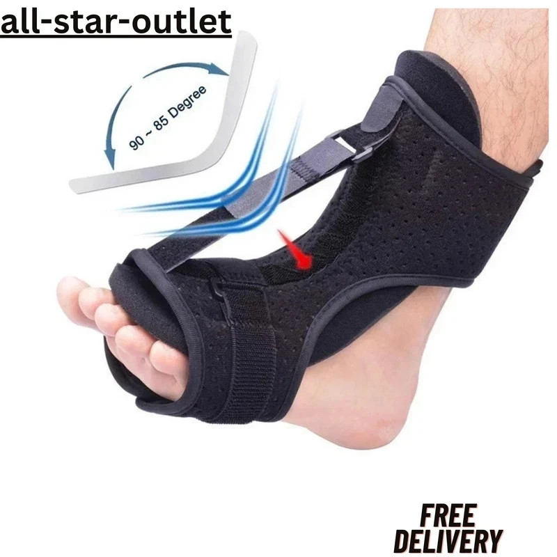 Night Splints Plantar Fasciitis Pain Relief Adjustable Foot Drop Ankle Brace US