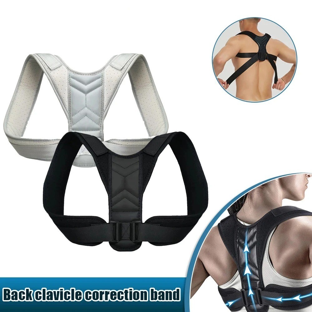 True Fit Posture Corrector Belt Adjustable Back Brace Straightener For Men Women