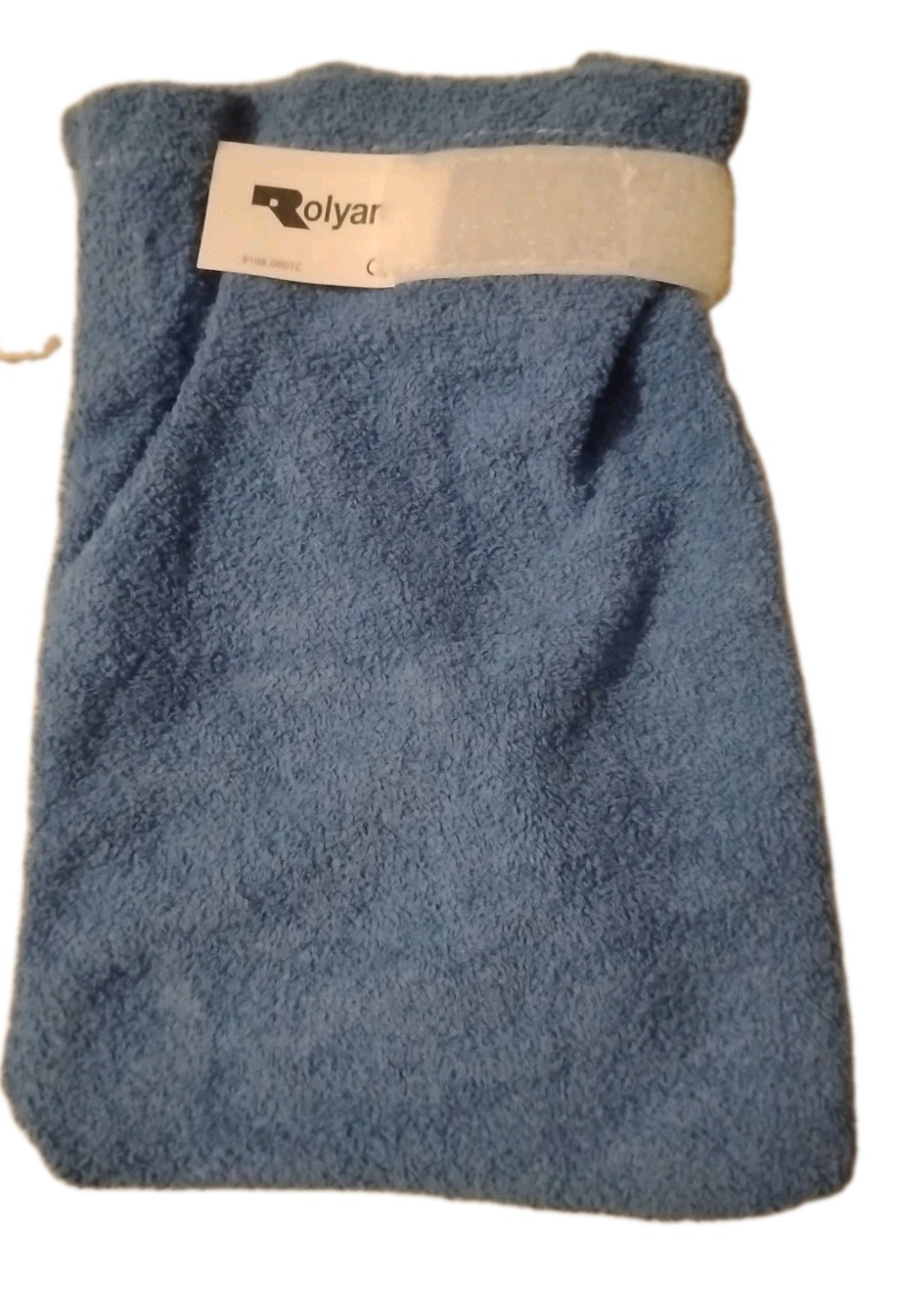Rolyan Terry Cloth Wash Mitt Blue Large Body Washing Splint Bathing – A8043 /…