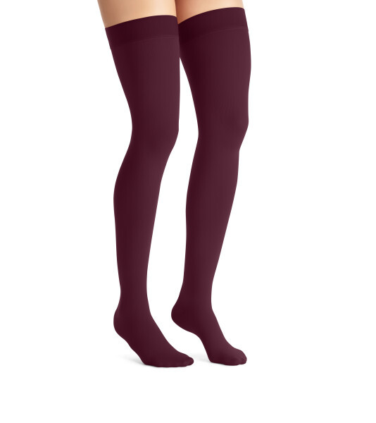 JOBST Women’s Opaque Thigh High Dot 15-20 mmHg Closed Toe