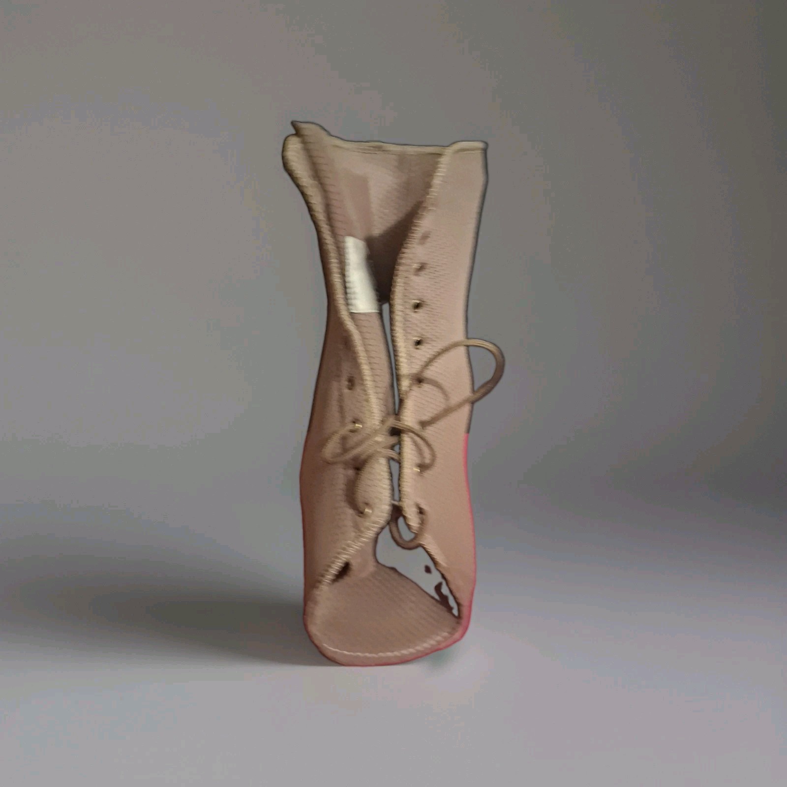 AZAFO Arizona AFO Lace-Up Ankle/Foot Orthosis Boot Beige Size S