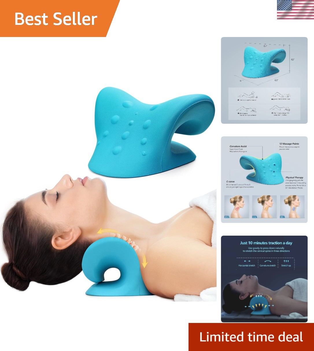 Lightweight Self-Skinning Foam Neck Stretcher – Fast Relief for Neck Fatigue