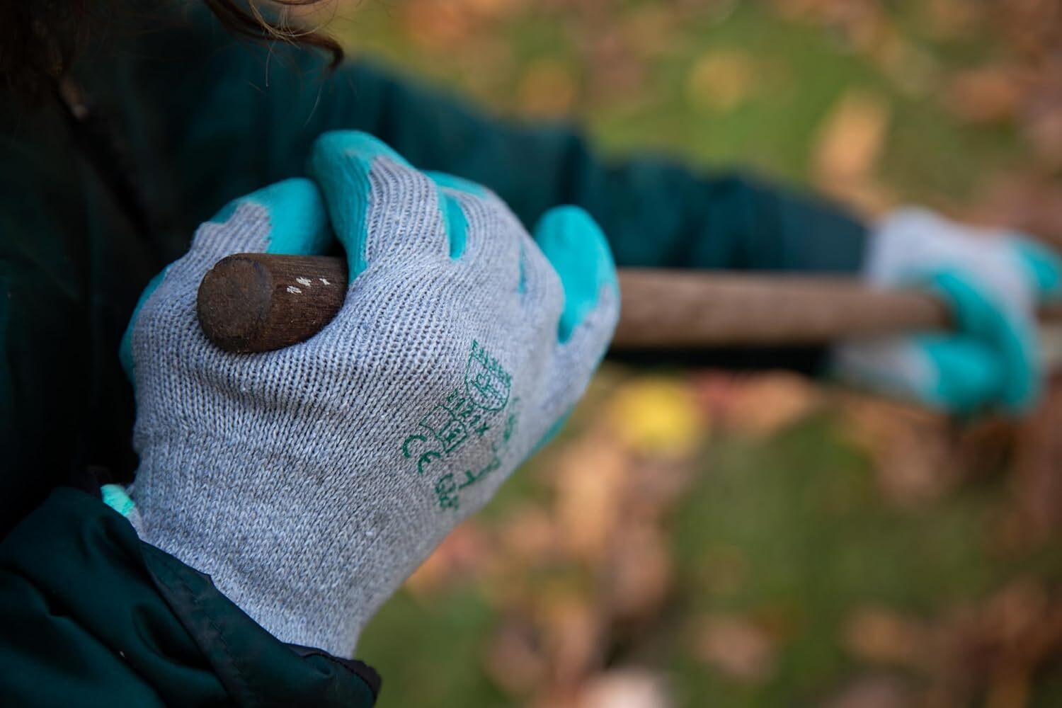 G & F Women Gardening Gloves, Breathable Rubber Coated, Non-Slip, Large-12 Pair